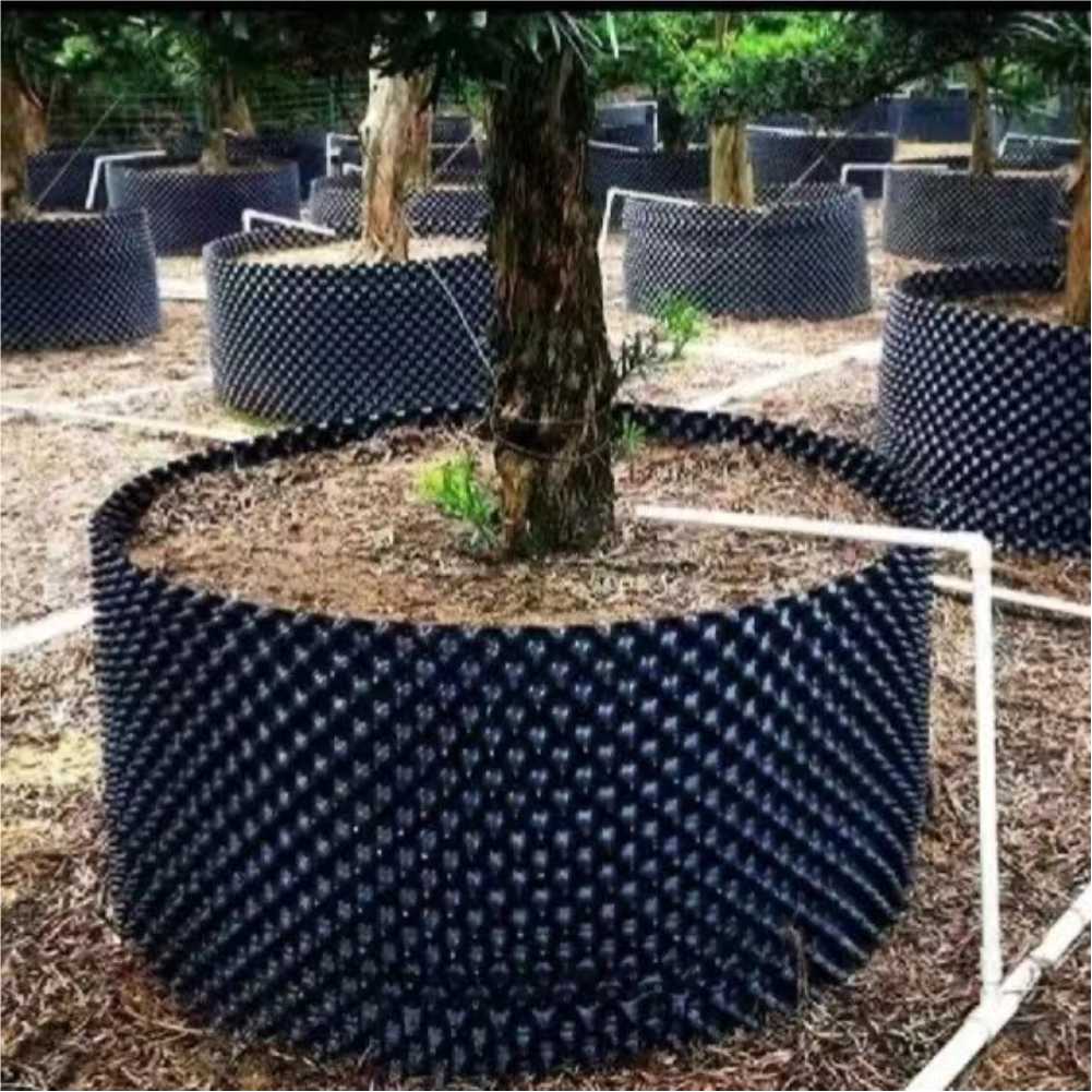 Outdoor Furniture - 育成コンテナガーデンツリー盆栽移植ツール高速育苗ポット植物根エアープルーニングコントロール育苗ポットトレーナー高速根育成