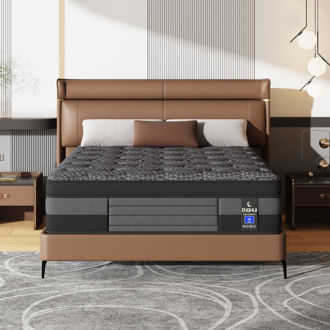 Memory Foam Mattress In A Box Queen - 12/14インチ メモリーフォームマットレス ツイン フル クイーン キング