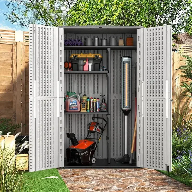 屋外収納キャビネット、シンプルなバルコニー用屋外小物収納キャ - Storage のレビューと価格