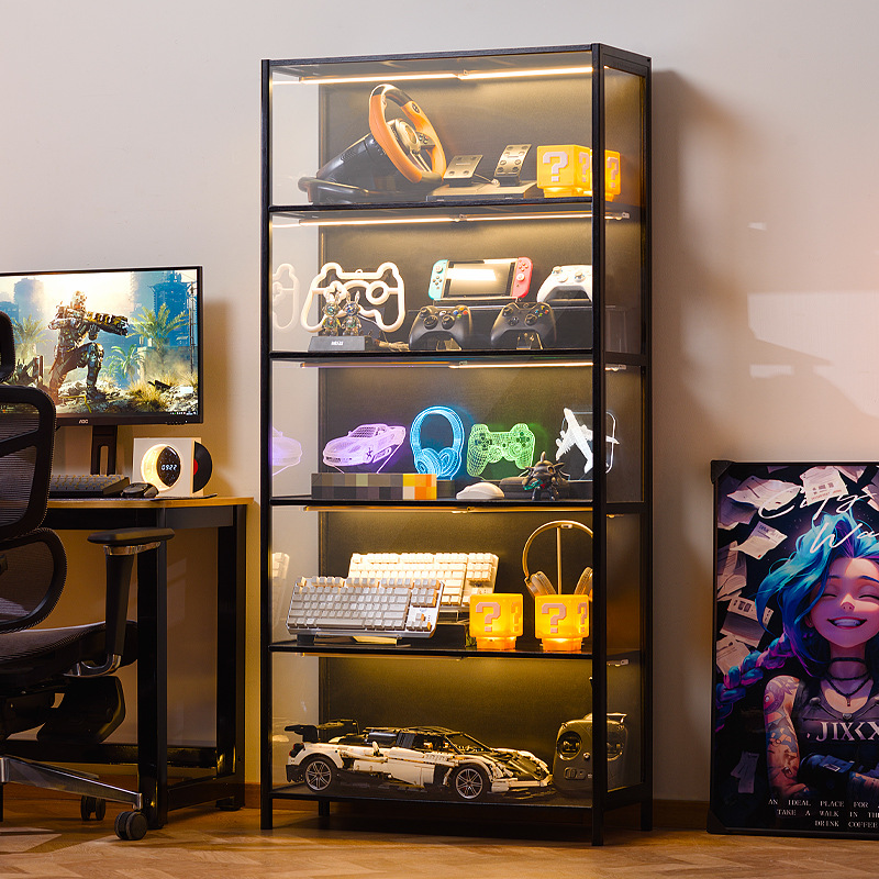 多層透明収納キャビネット、防塵アクリルドア、靴コレクションキ - Storage のレビューと価格