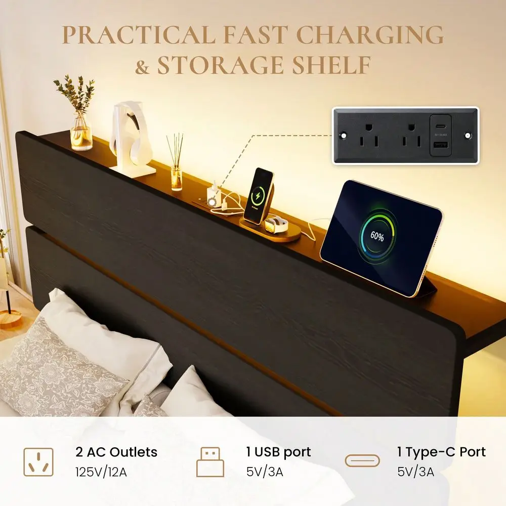 ツイン・フル・クイーン・キングサイズベッドフレーム、LEDラ - Canopy Bed Frame Metal Queen のレビューと価格