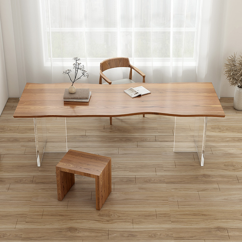 北欧高級アクリル無垢材デスクモダンミニマリストリビングルーム - Tables のレビューと価格