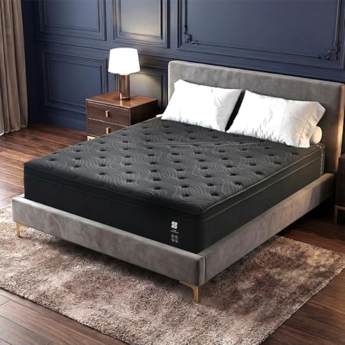 12インチ クイーンマットレス、メモリーフォーム＆ポケットス - Memory Foam Mattress In A Box Queen のレビューと価格