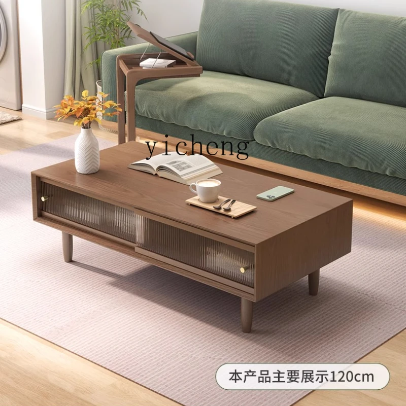 X5-18 無垢材コーヒーテーブル テレビ台一体型 リビング - Tables のレビューと価格