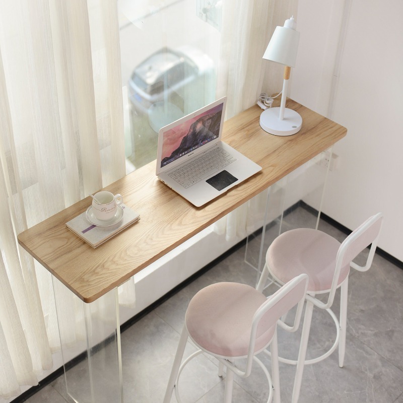 北欧クリエイティブアクリル無垢材バーテーブルモダンなリビング - Tables のレビューと価格