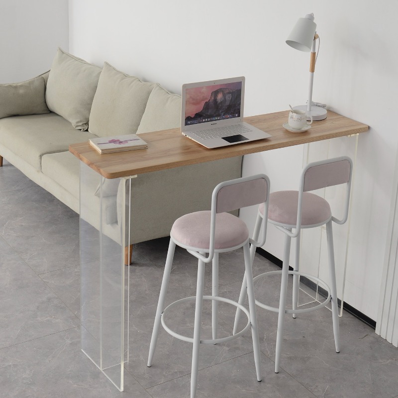 北欧クリエイティブアクリル無垢材バーテーブルモダンなリビング - Tables のレビューと価格