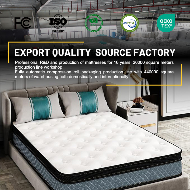 ヨーロッパ高級キング・クイーンサイズカスタムスプリングメモリ - Memory Foam Mattress In A Box Queen のレビューと価格
