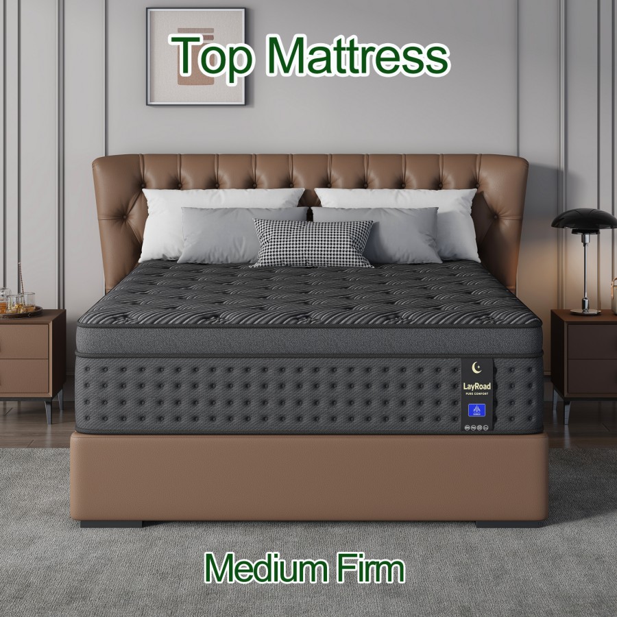 12/14インチ ポケットスプリング付きメモリーフォームハイ - Memory Foam Mattress In A Box Queen のレビューと価格