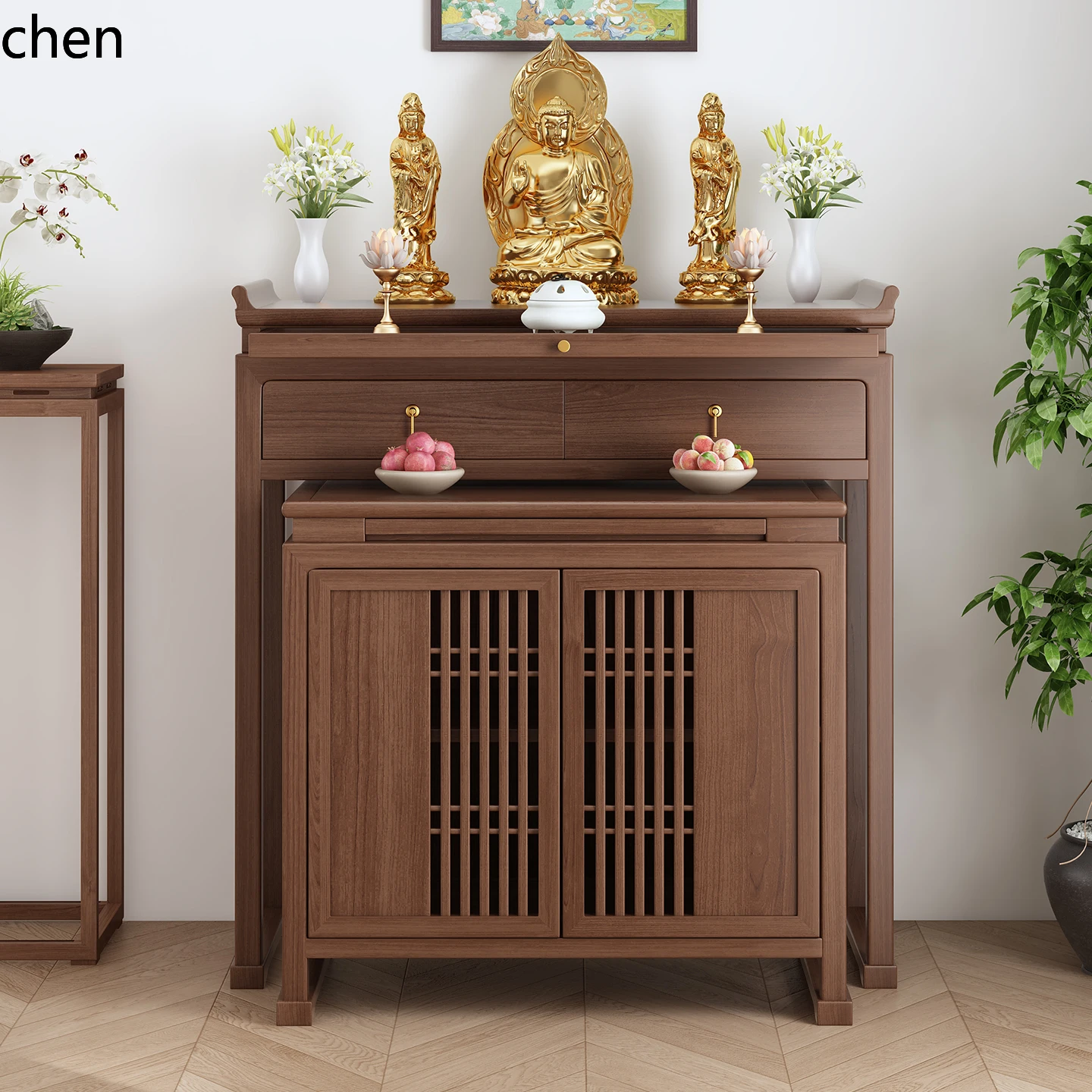r5.20 桜材の供物台 シェンタイ家庭用無垢材供物台 仏陀 - Tables のレビューと価格