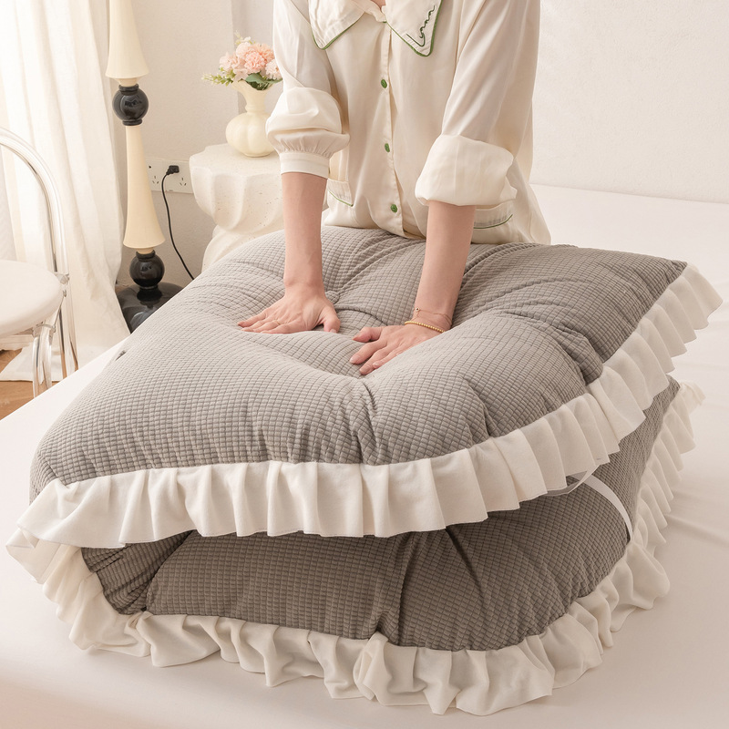 フリル付きヘッドボード枕ランバーサポートバッククッション寮の - Headboard Cushion Backrest Tatami のレビューと価格