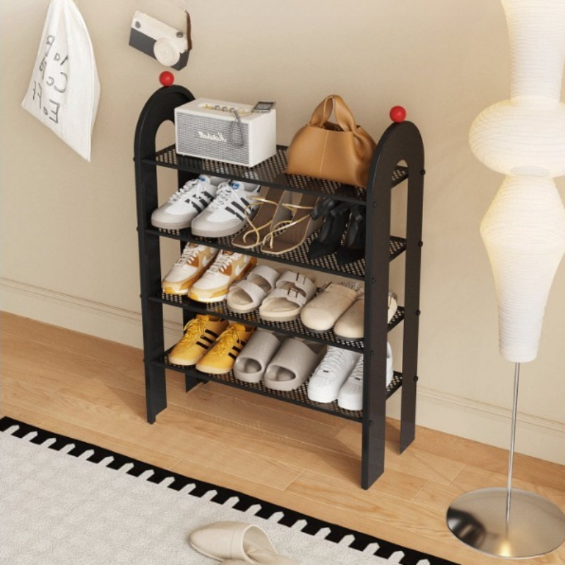 クリエイティブな狭い靴ラック多層鉄製靴オーガナイザー玄関スペ - Shoe Rack Cabinet Narrow Entryway のレビューと価格