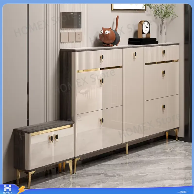 防水加工の靴収納キャビネット。スツール付きで、狭い玄関にも設 - Shoe Rack Cabinet Narrow Entryway のレビューと価格