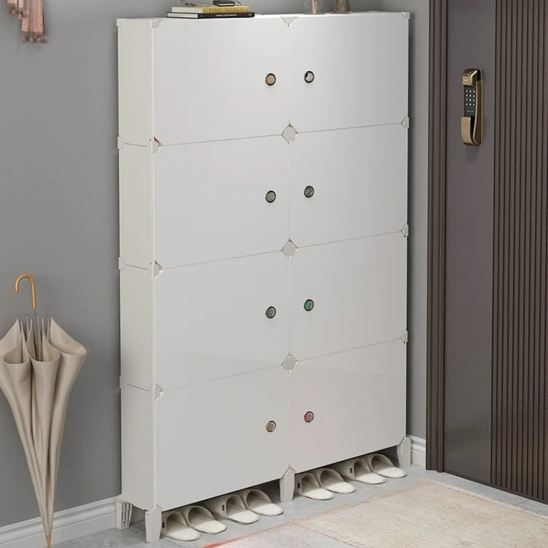 ‌ ドア掛け式靴棚（ドリル不要）- 玄関/廊下用超薄型省スペ - Shoe Rack Cabinet Narrow Entryway のレビューと価格