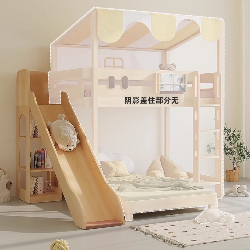 二段ベッド スライド シングル販売 子供用ベッド はしご キ - Bunk Bed With Stairs And Slide のレビューと価格