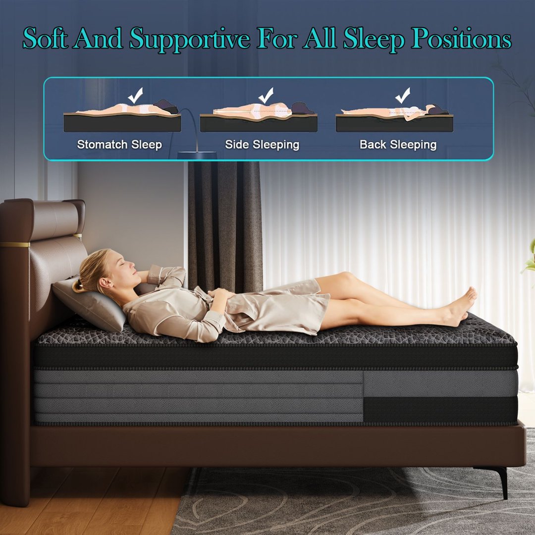 12/14インチ メモリーフォームマットレス ツイン フル  - Memory Foam Mattress In A Box Queen のレビューと価格