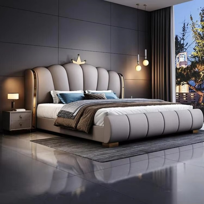 モダンな高級感のある木製ベッドルーム家具。収納引き出し付きの - King Size Bed Frame With Storage Drawers のレビューと価格