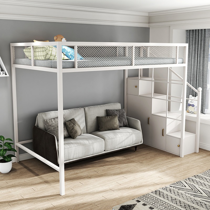 現代的なシングルカスタムクイーンキング寮大人学生用メタルベッ - Canopy Bed Frame Metal Queen のレビューと価格