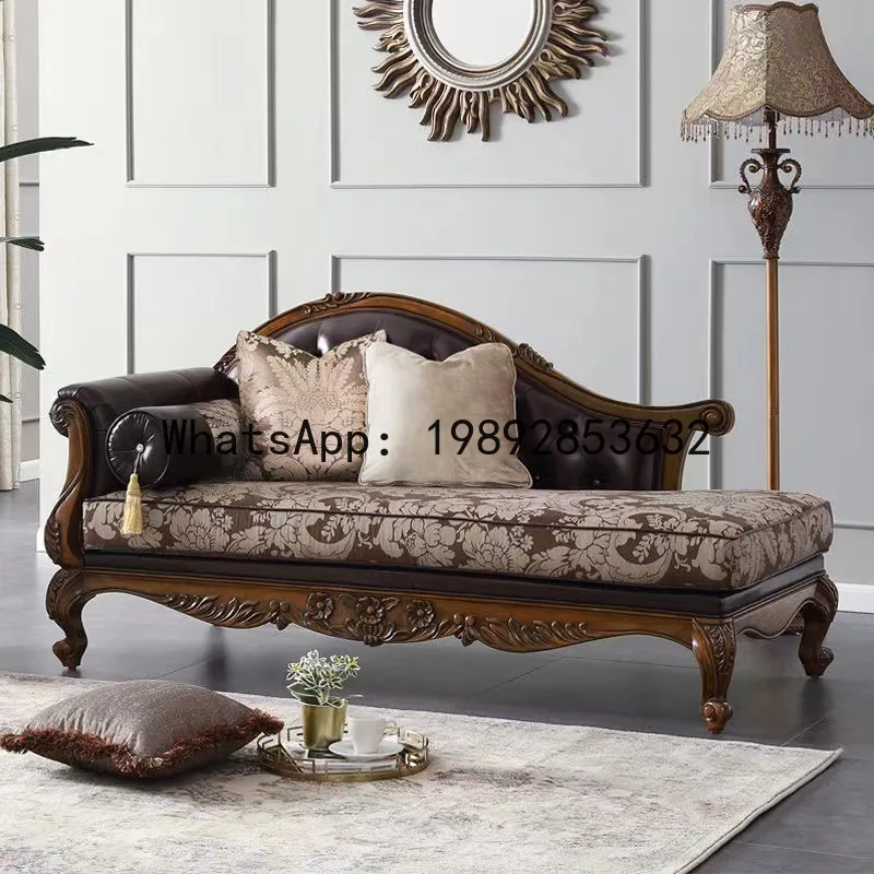 H5.15 全木製ソファ レザーアートソファ 3人掛け彫刻入 - Chairs のレビューと価格